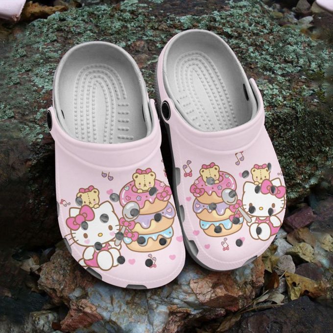 Hello Kitty And Cute Friends Donuts Clogs, Clogs For Kids And Adults