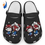 Hello Kitty And My Melody Cosplay Spiderman Black Clogs For Kids And Adults Fast Shipping Hello Kitty And My Melody Cosplay Spiderman Black Clogs For Kids And Adults Fast Shipping