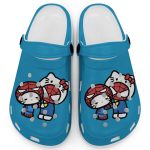 Hello Kitty And My Melody Cosplay Spiderman Blue Clogs For Kids And Adults Fast Shipping