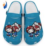 Hello Kitty And My Melody Cosplay Spiderman Blue Clogs For Kids And Adults Fast Shipping