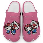 Hello Kitty And My Melody Cosplay Spiderman Pink Clogs For Kids And Adults Hello Kitty And My Melody Cosplay Spiderman Pink Clogs For Kids And Adults