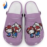 Hello Kitty And My Melody Cosplay Spiderman Purple Clogs For Kids And Adults Hello Kitty And My Melody Cosplay Spiderman Purple Clogs For Kids And Adults