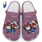 Hello Kitty And My Melody Cosplay Spiderman Violet Clogs For Kids And Adults Fast Shipping Hello Kitty And My Melody Cosplay Spiderman Violet Clogs For Kids And Adults Fast Shipping