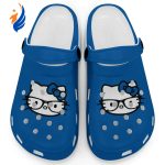 Hello Kitty Black and White Nerd Glasse Blue Clogs For Kids And Adults Hello Kitty Black and White Nerd Glasse Blue Clogs For Kids And Adults