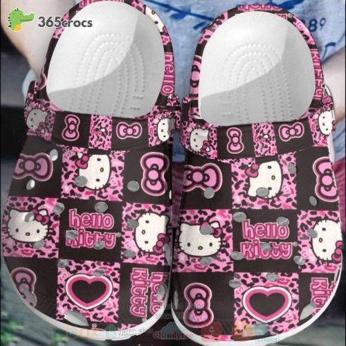 Hello Kitty Brown-PinkClogs-Shoes Clog Shoes