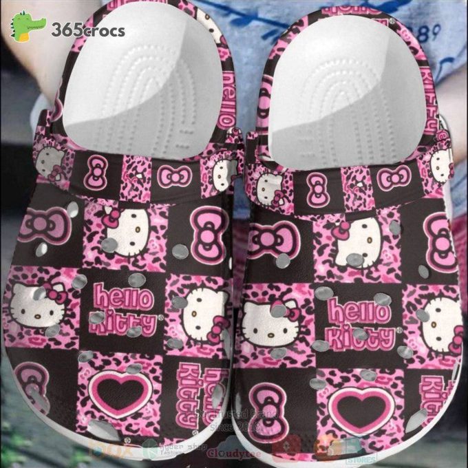Hello Kitty Brown-PinkClogs-Shoes Clog Shoes