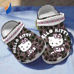 Hello Kitty Cartoon Black Clogs For Kids And Adults Hello Kitty Cartoon Black Clogs For Kids And Adults