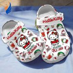 Hello Kitty Christmas White Clogs For Kids And Adults Hello Kitty Christmas White Clogs For Kids And Adults