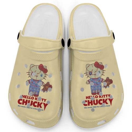 Hello Kitty Chucky Banana Clogs For Kids And Adults