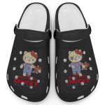 Hello Kitty Chucky Black Clogs For Kids And Adults