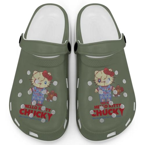 Hello Kitty Chucky Hemp Clogs For Kids And Adults