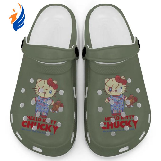 Hello Kitty Chucky Hemp Clogs For Kids And Adults