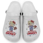 Hello Kitty Chucky White Clogs For Kids And Adults Fast Shipping Hello Kitty Chucky White Clogs For Kids And Adults Fast Shipping