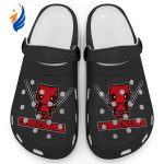 Hello Kitty Cosplay Deadpool Black Clogs For Kids And Adults Fast Shipping Hello Kitty Cosplay Deadpool Black Clogs For Kids And Adults Fast Shipping