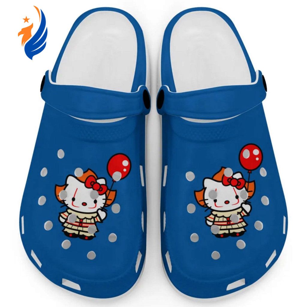 Hello Kitty Cosplay Halloween Blue Clogs For Kids And Adults Hello Kitty Cosplay Halloween Blue Clogs For Kids And Adults