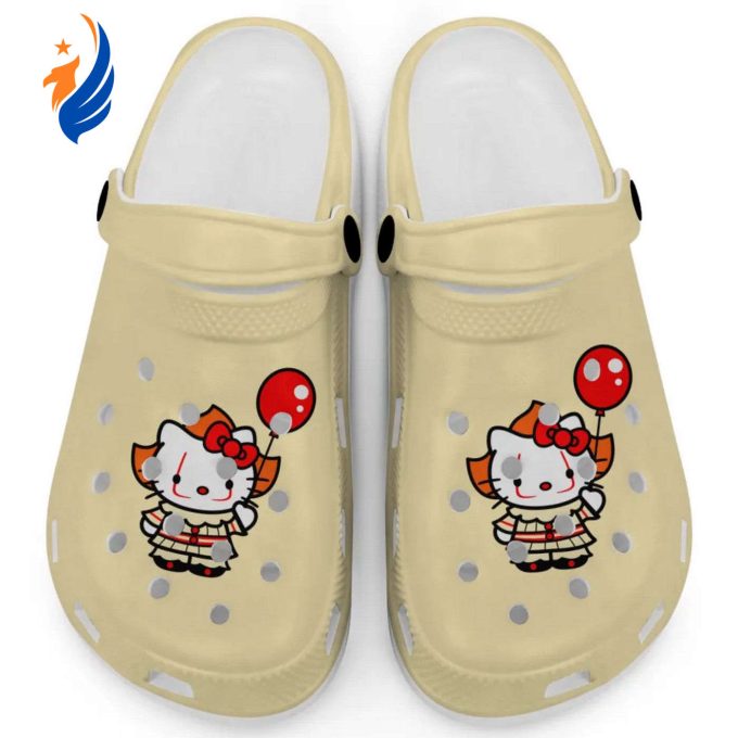 Hello Kitty Cosplay Halloween Ivory Clogs For Kids And Adults Fast Shipping Hello Kitty Cosplay Halloween Ivory Clogs For Kids And Adults Fast Shipping