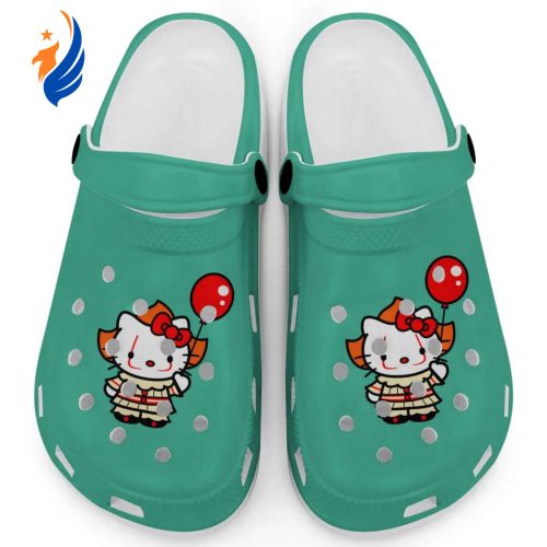 Hello Kitty Cosplay Halloween Mint Clogs For Kids And Adults Fast Shipping