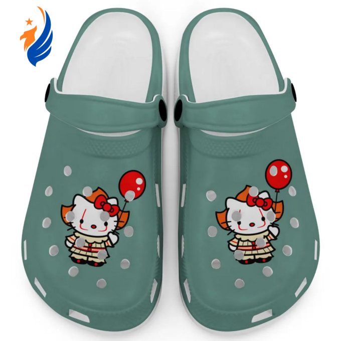 Hello Kitty Cosplay Halloween Navy Clogs For Kids And Adults Hello Kitty Cosplay Halloween Navy Clogs For Kids And Adults