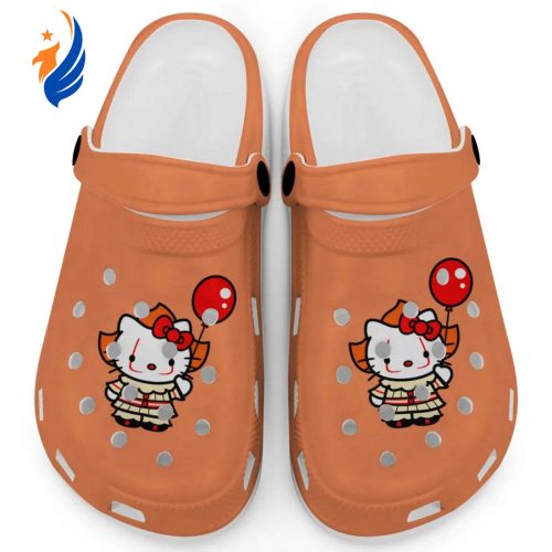 Hello Kitty Cosplay Halloween Orange Clogs For Kids And Adults