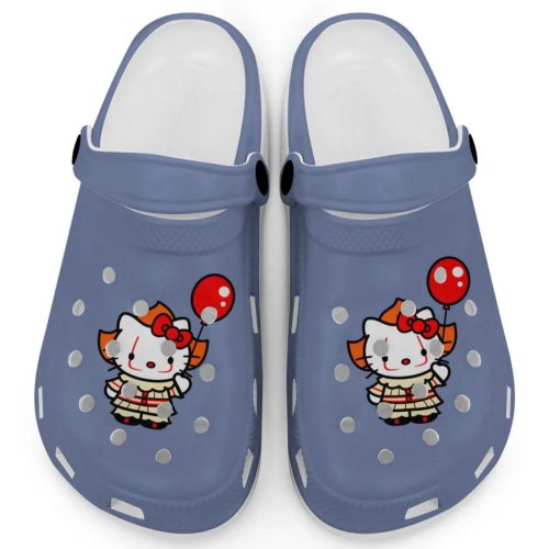 Hello Kitty Cosplay Halloween True Navy Clogs For Kids And Adults