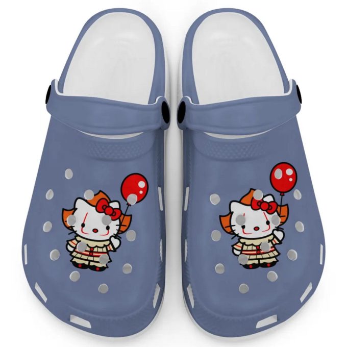 Hello Kitty Cosplay Halloween True Navy Clogs For Kids And Adults