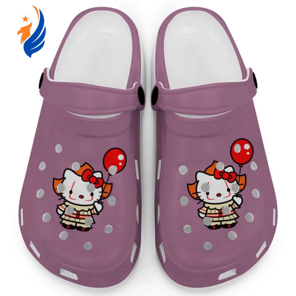 Hello Kitty Cosplay Halloween Violet Clogs For Kids And Adults Hello Kitty Cosplay Halloween Violet Clogs For Kids And Adults