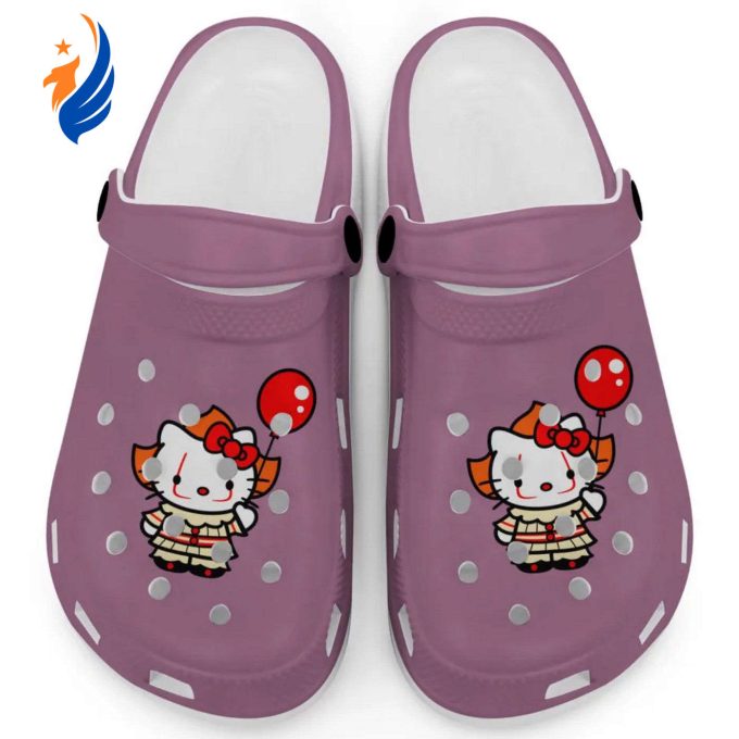Hello Kitty Cosplay Halloween Violet Clogs For Kids And Adults