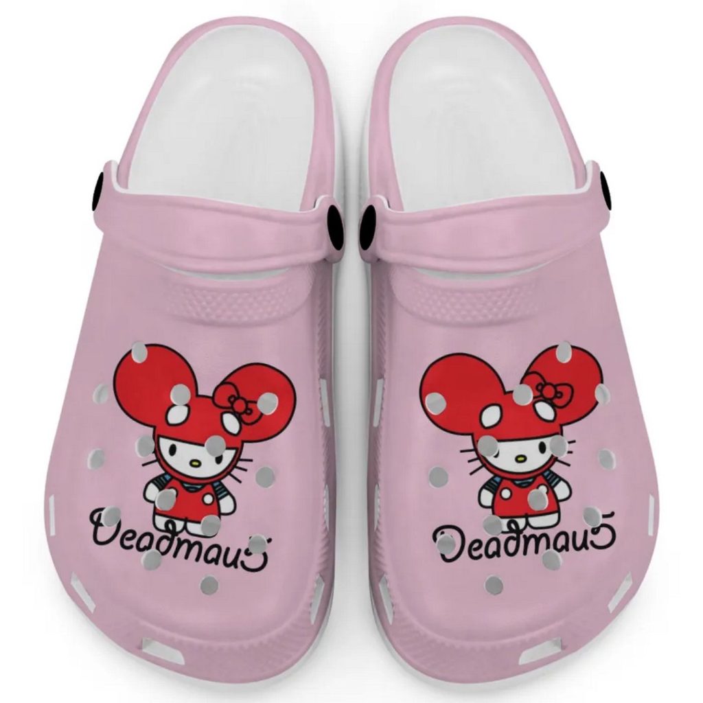 Hello Kitty Deadmau5 Blossom Clogs For Kids And Adults Fast Shipping Hello Kitty Deadmau5 Blossom Clogs For Kids And Adults Fast Shipping