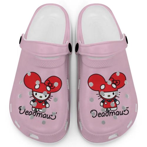 Hello Kitty Deadmau5 Blossom Clogs For Kids And Adults Fast Shipping