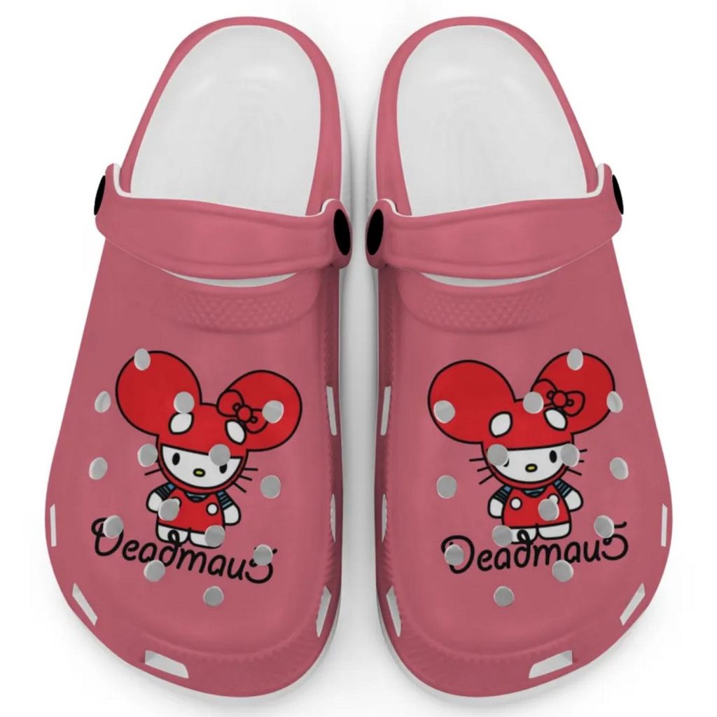 Hello Kitty Deadmau5 Watermelon Clogs For Kids And Adults Fast Shipping Hello Kitty Deadmau5 Watermelon Clogs For Kids And Adults Fast Shipping