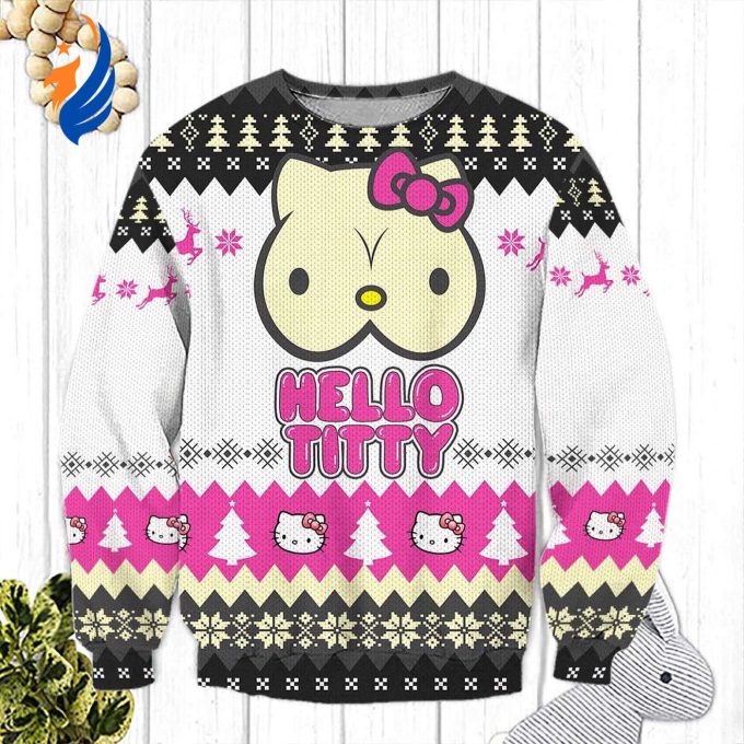 Hello Kitty Funny Christmas Ugly Sweater – Gift for Men Women – Gift for Men Women Hello Kitty Funny Christmas Ugly Sweater – Gift for Men Women – Gift for Men Women