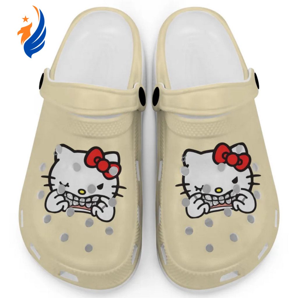 Hello Kitty Grillz Gangster Parody Banana Clogs For Kids And Adults Fast Shipping Hello Kitty Grillz Gangster Parody Banana Clogs For Kids And Adults Fast Shipping