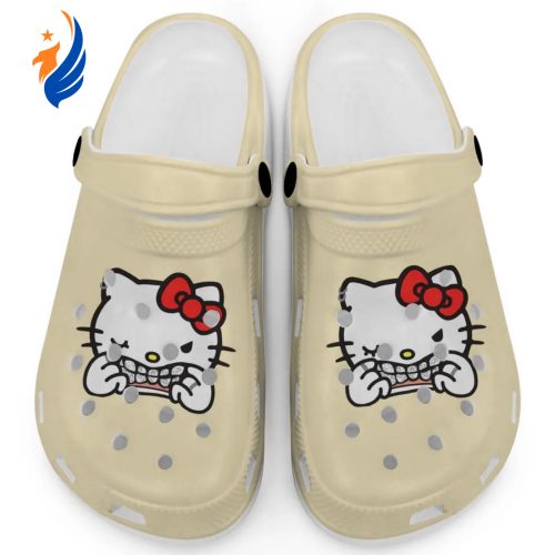 Hello Kitty Grillz Gangster Parody Banana Clogs For Kids And Adults Fast Shipping