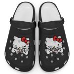Hello Kitty Grillz Gangster Parody Black Clogs For Kids And Adults