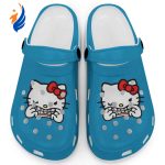 Hello Kitty Grillz Gangster Parody Light Blue Clogs For Kids And Adults