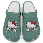 Hello Kitty Grillz Gangster Parody Light Grass Clogs For Kids And Adults Fast Shipping Hello Kitty Grillz Gangster Parody Light Grass Clogs For Kids And Adults Fast Shipping