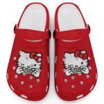 Hello Kitty Grillz Gangster Parody Red Clogs For Kids And Adults Fast Shipping Hello Kitty Grillz Gangster Parody Red Clogs For Kids And Adults Fast Shipping