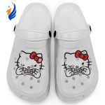 Hello Kitty Grillz Gangster Parody White Clogs For Kids And Adults Fast Shipping