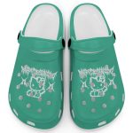 Hello Kitty Haevy Mental Mint Clogs For Kids And Adults Fast Shipping Hello Kitty Haevy Mental Mint Clogs For Kids And Adults Fast Shipping