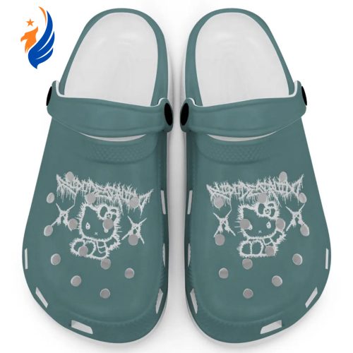 Custom Name Winnie The Pooh Piglet Splatter Back Ground Clogs For Kids And Adults Hello Kitty Haevy Mental Navy Clogs For Kids And Adults