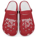 Hello Kitty Haevy Mental Red Clogs For Kids And Adults Fast Shipping
