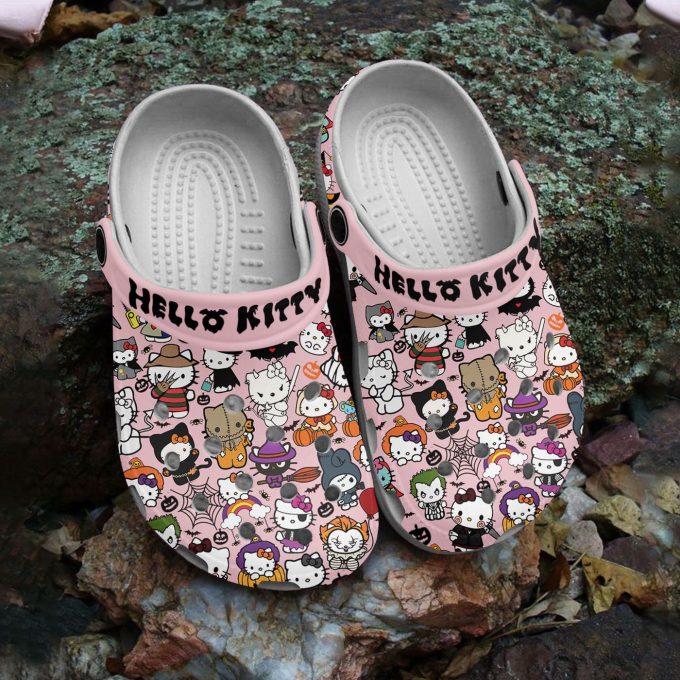 Hello Kitty Halloween Pink Clogs For Kids And Adults