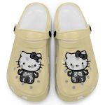 Hello Kitty Halloween Skeleton Black And White Ivory Clogs For Kids And Adults Hello Kitty Halloween Skeleton Black And White Ivory Clogs For Kids And Adults