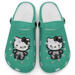 Hello Kitty Halloween Skeleton Black And White Mint Clogs For Kids And Adults Hello Kitty Halloween Skeleton Black And White Mint Clogs For Kids And Adults