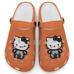 Hello Kitty Halloween Skeleton Black And White Orange Clogs For Kids And Adults Fast Shipping