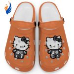Hello Kitty Halloween Skeleton Black And White Orange Clogs For Kids And Adults Fast Shipping
