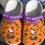 Hello Kitty Happy Halloween Orange Clogs For Kids And Adults Hello Kitty Happy Halloween Orange Clogs For Kids And Adults