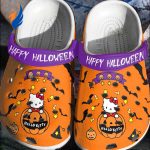Hello Kitty Happy Halloween Orange Clogs For Kids And Adults Hello Kitty Happy Halloween Orange Clogs For Kids And Adults