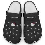 Hello Kitty Icon Black Clogs For Kids And Adults