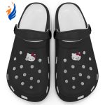 Hello Kitty Icon Black Clogs For Kids And Adults